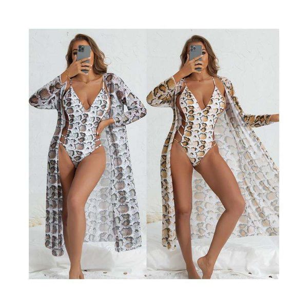 two piece swimsuit women snakeskin printed one briefs side lace up long blouse womens, White;black
two piece swimsuit women snakeskin printed one briefs side lace up long blouse womens, White;black