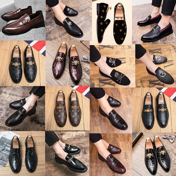 luxury brand designer metal buckle decorative leffer shoes black men comfortable low heel casual shoes gentleman formal business leather sho
luxury brand designer metal buckle decorative leffer shoes black men comfortable low heel casual shoes gentleman formal business leather sho