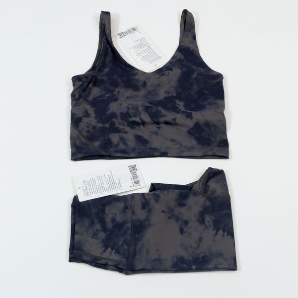 ll tie dye set vest lu no embarrassment five quarter pants yoga sports women nylon double face hair fitness beauty back
ll tie dye set vest lu no embarrassment five quarter pants yoga sports women nylon double face hair fitness beauty back