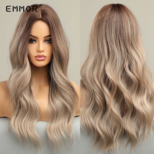 synthetic wig long wavy ombre brown to gray blonde natural hair wigs for women cosplay wigs heat resistant fiber hair wigfacto, Black
synthetic wig long wavy ombre brown to gray blonde natural hair wigs for women cosplay wigs heat resistant fiber hair wigfacto, Black