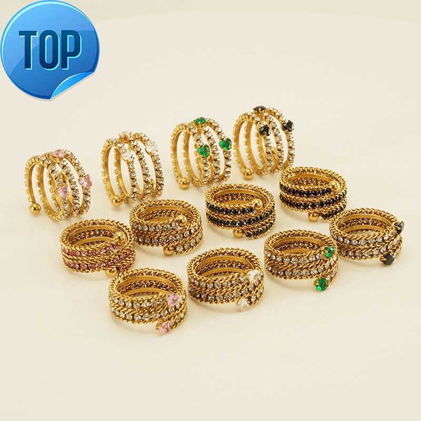luxury stainless steel multilayer cuban chain rings with fully drilled zircon rhinestone personalized adjustable finger ring, Silver
luxury stainless steel multilayer cuban chain rings with fully drilled zircon rhinestone personalized adjustable finger ring, Silver