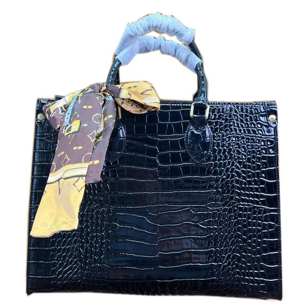 alligator women designer large shoulder tote bag high capacity real leather stripes gold metal buckle practical handbag with handle luxury s
alligator women designer large shoulder tote bag high capacity real leather stripes gold metal buckle practical handbag with handle luxury s