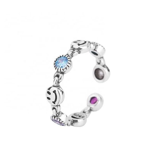 simple retro fashionable and versatile jewelry chains colorful diamonds smiley face open ring wholesale, Silver
simple retro fashionable and versatile jewelry chains colorful diamonds smiley face open ring wholesale, Silver
