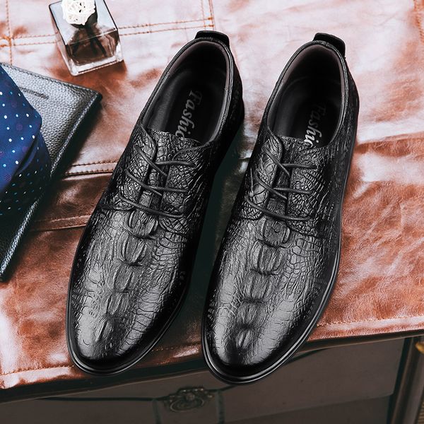 derby shoes men pu solid color slip-on business casual shoes shallow hard-wearing fashion men shoes comfortable office shoes, Black
derby shoes men pu solid color slip-on business casual shoes shallow hard-wearing fashion men shoes comfortable office shoes, Black