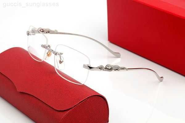 designer sunglasses carti eyeglasses frames temples with panther heads metal frameless full rim semi rimless rectangular shape for men woman, White;black
designer sunglasses carti eyeglasses frames temples with panther heads metal frameless full rim semi rimless rectangular shape for men woman, White;black