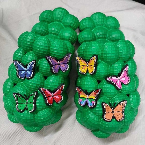 sandals bubble slides with charms for women fashion butterfly sandals summer house slippers platform massage shoes 230417, Black
sandals bubble slides with charms for women fashion butterfly sandals summer house slippers platform massage shoes 230417, Black