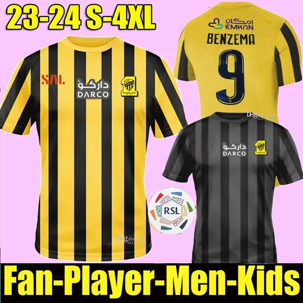 23 24 benzema al ittihad fc club soccer jerseys 23 hamdallah romarinho home yellow away white third black wine costa coronado hegazy, White;black
23 24 benzema al ittihad fc club soccer jerseys 23 hamdallah romarinho home yellow away white third black wine costa coronado hegazy, White;black
