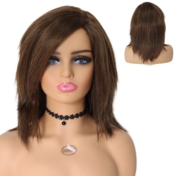 synthetic yaki straight afro wigs for women brown wig short hair natural soft ladies wigs lovely african american wigsfactory d, Black
synthetic yaki straight afro wigs for women brown wig short hair natural soft ladies wigs lovely african american wigsfactory d, Black
