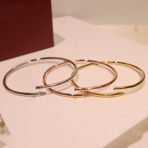 fashion couple lovers jewelry 3mm thin bangles titanium steel nail bracelet cuff bracelets women men love jewelry gift, Black
fashion couple lovers jewelry 3mm thin bangles titanium steel nail bracelet cuff bracelets women men love jewelry gift, Black