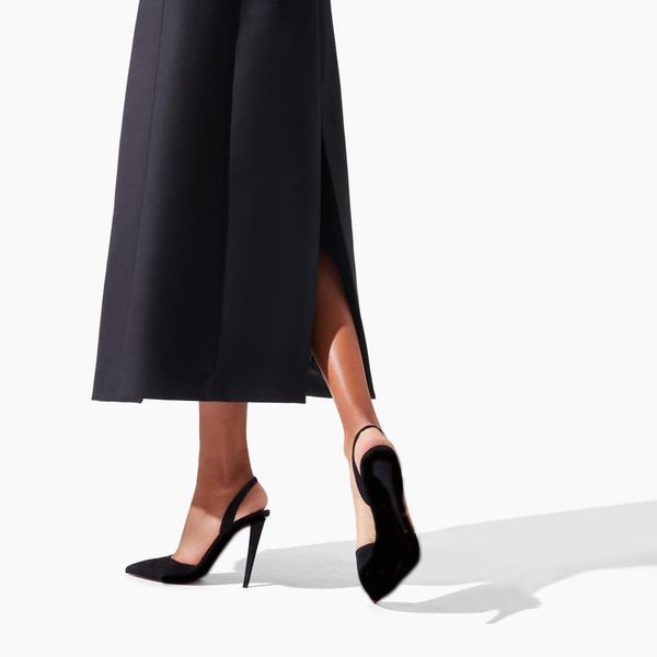 banquet wedding sandals red soles luxury brand summer 100mm women's pointed open heel suede leather designer high heels eu 35-43, Black
banquet wedding sandals red soles luxury brand summer 100mm women's pointed open heel suede leather designer high heels eu 35-43, Black