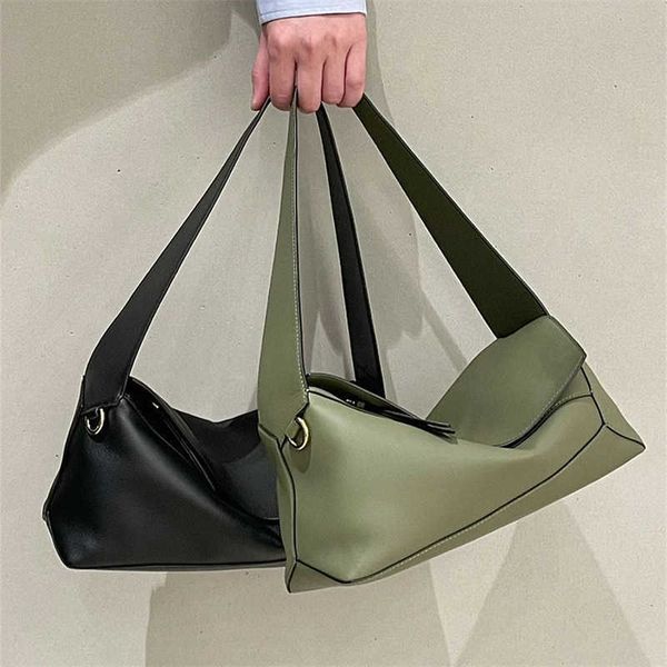 original leather new underarm bag geometry bag puzzle hobo handbag one shoulder moon dumpling bag handbag
original leather new underarm bag geometry bag puzzle hobo handbag one shoulder moon dumpling bag handbag