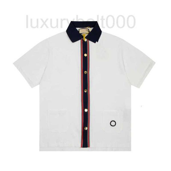 men's casual shirts designer ribbon stitching embroidered pure cotton casual breathable men's and women's short sleeved shirt, White;black
men's casual shirts designer ribbon stitching embroidered pure cotton casual breathable men's and women's short sleeved shirt, White;black