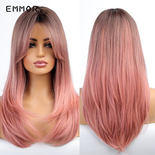 synthetic ombre brown to light red wig with bangs hair wigs cosplaynatural heat resistant wigs for women daily hair wigfactory, Black
synthetic ombre brown to light red wig with bangs hair wigs cosplaynatural heat resistant wigs for women daily hair wigfactory, Black