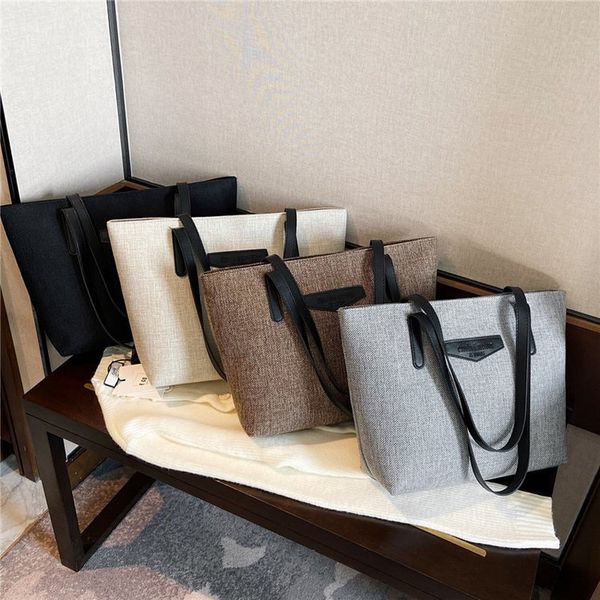shoulder bag for women 2023 autumn and winter cotton hemp large capacity tote bag solid versatile shopping commuter handbag
shoulder bag for women 2023 autumn and winter cotton hemp large capacity tote bag solid versatile shopping commuter handbag