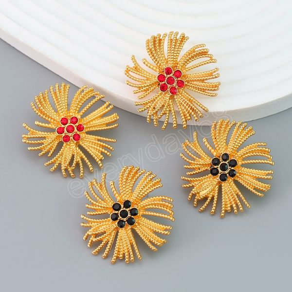 fashion metal flower geometry earrings for women's classic retro stud earrings banquet jewelry accessories, Golden;silver
fashion metal flower geometry earrings for women's classic retro stud earrings banquet jewelry accessories, Golden;silver