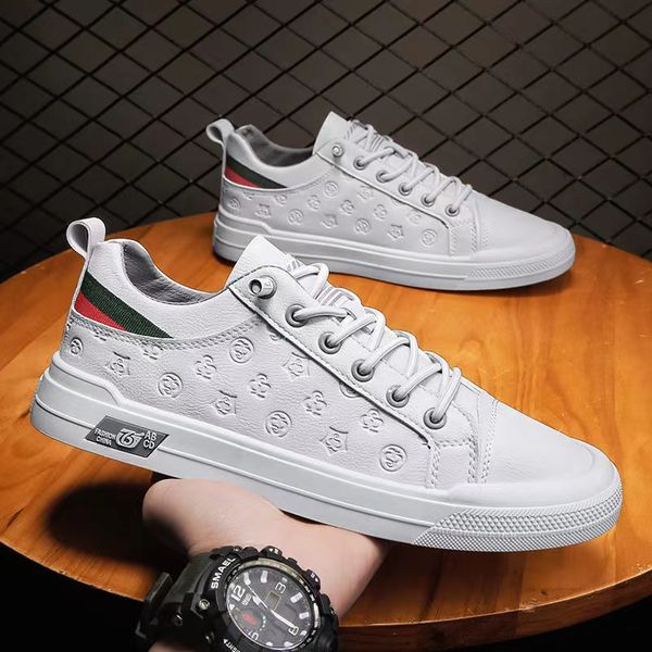 men leather shoes designer sneakers man male fashion tennis shoes luxury brand skateboard casual vulcanize shoes for men, Black
men leather shoes designer sneakers man male fashion tennis shoes luxury brand skateboard casual vulcanize shoes for men, Black