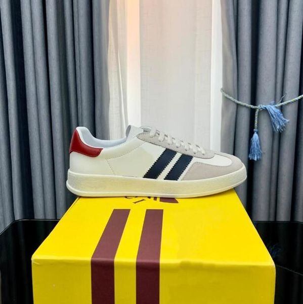 gazelle casual shoe brand designer co-signed classic velvet splicing printed stripe retro cooperation men and women b22, Black
gazelle casual shoe brand designer co-signed classic velvet splicing printed stripe retro cooperation men and women b22, Black