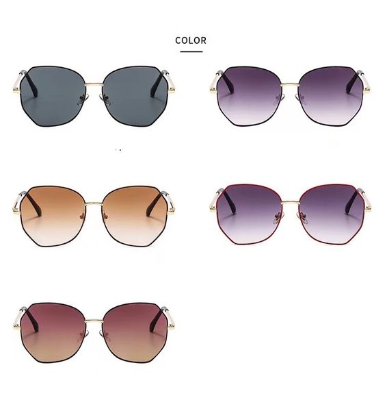 fashion designer super light metal large frame women's sunglasses premium retro anti uv sunglasses, White;black
fashion designer super light metal large frame women's sunglasses premium retro anti uv sunglasses, White;black