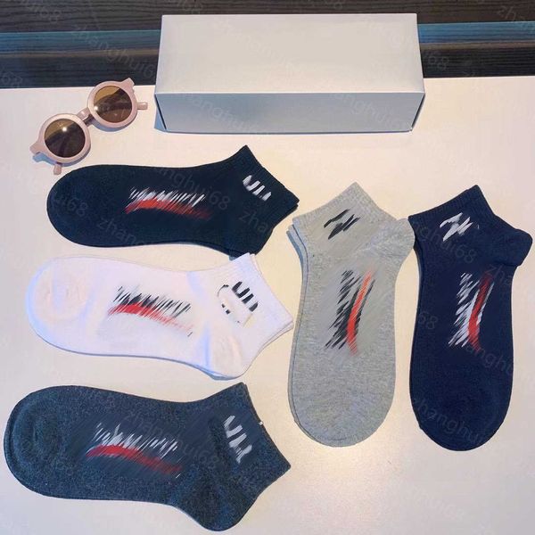 23ss low-cut socks designer men women socks 5 pairs in box letter logo jacquard socks pure cotton sweat-absorbent comfortable mens underwear, Black
23ss low-cut socks designer men women socks 5 pairs in box letter logo jacquard socks pure cotton sweat-absorbent comfortable mens underwear, Black