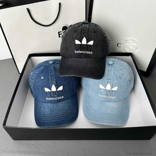 couples summer sports designer ball caps denim material letter printing casquette holiday travel tri-color cap, Blue;gray
couples summer sports designer ball caps denim material letter printing casquette holiday travel tri-color cap, Blue;gray