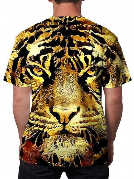 men's t-shirt tee animal tiger graphic prints crew neck 3d print daily holiday short sleeve print apparel designer casual fashion big a, White;black 
men's t-shirt tee animal tiger graphic prints crew neck 3d print daily holiday short sleeve print apparel designer casual fashion big a, White;black