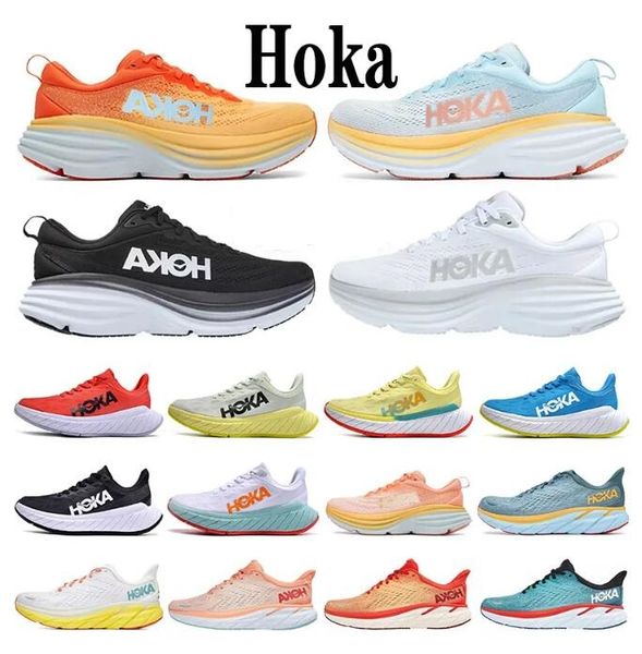 

Hoka One One tec 9 Running Shoes Hokas Bondi 8 Carbon x2 Clifton Challenger ATR 6 Women Men Low Top Mesh Trainers Triple White On Cloud x 5 kawana Sports Sneakers, 34