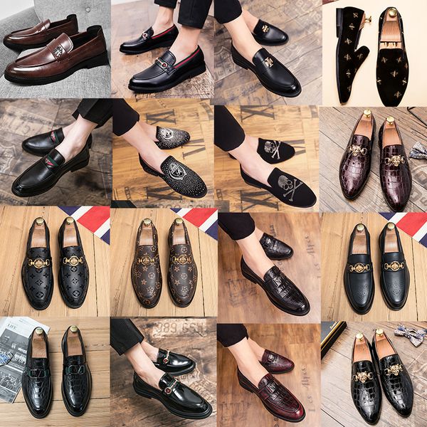 luxury brand designer metal buckle decorative leffer shoes for bee embroidery men comfortable casual shoes gentleman formal business leather, Black
luxury brand designer metal buckle decorative leffer shoes for bee embroidery men comfortable casual shoes gentleman formal business leather, Black