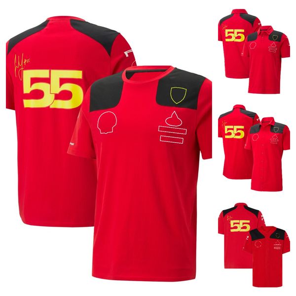 2023 new f1 formula one racing suit men's red short-sleeved racer no.55 team suit leisure sports plus size t-shirt
2023 new f1 formula one racing suit men's red short-sleeved racer no.55 team suit leisure sports plus size t-shirt