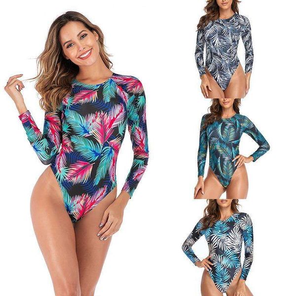 swimsuit women long sleeved one piece briefs digital printing multi color backless womens, White;black
swimsuit women long sleeved one piece briefs digital printing multi color backless womens, White;black