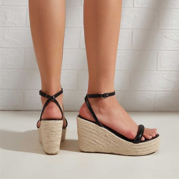 nxy sandals summer buckle strap wedges platform women fashion open toe party high heels gladiator ladies shoes 230511, Black
nxy sandals summer buckle strap wedges platform women fashion open toe party high heels gladiator ladies shoes 230511, Black
