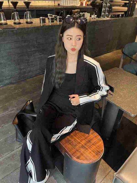 women's two piece pants designer high end 23 new product leisure expo main style silhouette cut suit wide leg set f887, White
women's two piece pants designer high end 23 new product leisure expo main style silhouette cut suit wide leg set f887, White