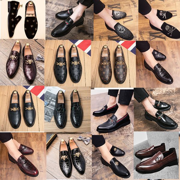 luxury brand metal buckle soft leather leffer shoes glossy leather shoes men party casual shoes gentleman formal business shoes, Black
luxury brand metal buckle soft leather leffer shoes glossy leather shoes men party casual shoes gentleman formal business shoes, Black
