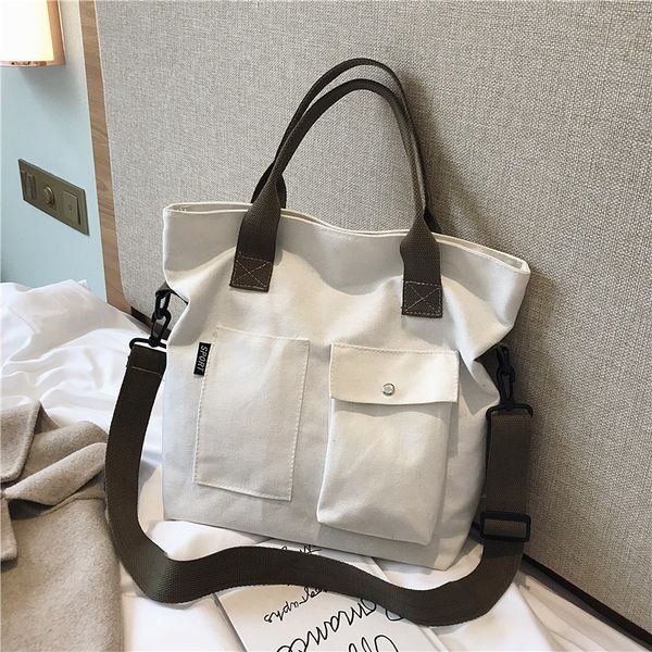canvas bags for women handbag shoulder bag large capacity solid color totes shopper bags casual female cross body bag
canvas bags for women handbag shoulder bag large capacity solid color totes shopper bags casual female cross body bag