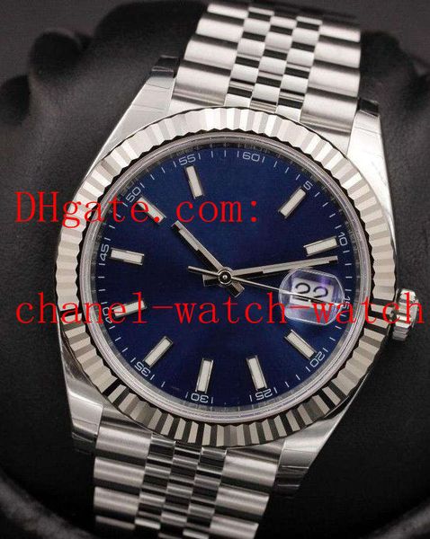 4 colour stainless steel 41mm 126300 blue index dial automatic mechanical movement mens watch wrist watches, Slivery;brown
4 colour stainless steel 41mm 126300 blue index dial automatic mechanical movement mens watch wrist watches, Slivery;brown