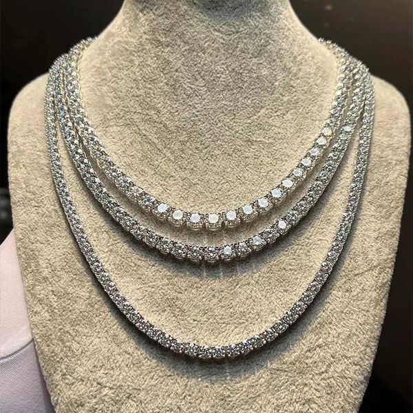3mm 4mm 5mm 6mm pure silver pass diamond tester natural vvs moissanite stone black tennis chain necklace
3mm 4mm 5mm 6mm pure silver pass diamond tester natural vvs moissanite stone black tennis chain necklace