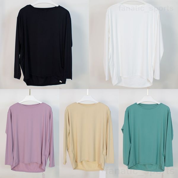 lu align lu woman yogas t-shirts cover long sleeve loose tee shirt smock perfectly oversized sports t-shirts dustcoat define
lu align lu woman yogas t-shirts cover long sleeve loose tee shirt smock perfectly oversized sports t-shirts dustcoat define