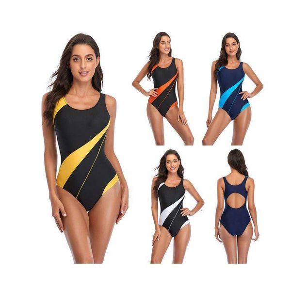 competitive swimsuit womens large size color matching three dimensional fashion sports multi high elasticity one, White;black
competitive swimsuit womens large size color matching three dimensional fashion sports multi high elasticity one, White;black
