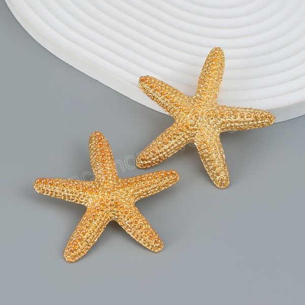 fashion metal starfish animal earrings women's exaggerated and simple dangle earrings banquet jewelry accessories, Silver
fashion metal starfish animal earrings women's exaggerated and simple dangle earrings banquet jewelry accessories, Silver
