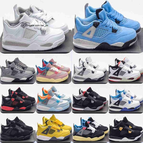 4 4s kids basketball shoes black cat toddlers td red chicago boys girls pour enfants athletic outdoor sneakers size 26-35
4 4s kids basketball shoes black cat toddlers td red chicago boys girls pour enfants athletic outdoor sneakers size 26-35