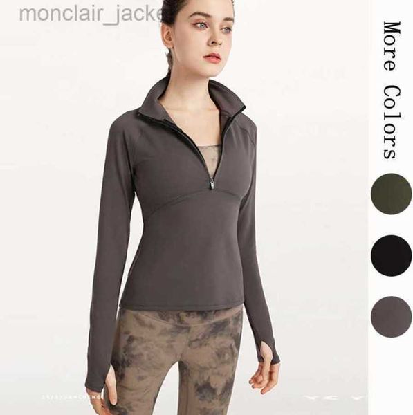 designer women tanks same autumn women yoga suit fitness sports half zipper stand collar long sleeve coat casual quick drying lululemens wom, Black;brown
designer women tanks same autumn women yoga suit fitness sports half zipper stand collar long sleeve coat casual quick drying lululemens wom, Black;brown