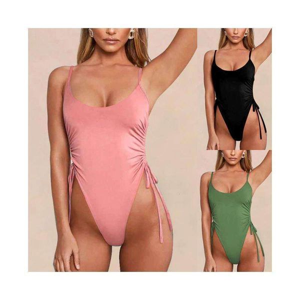 swimwear backless bikini pure color tied one piece swimsuit for women, White;black
swimwear backless bikini pure color tied one piece swimsuit for women, White;black