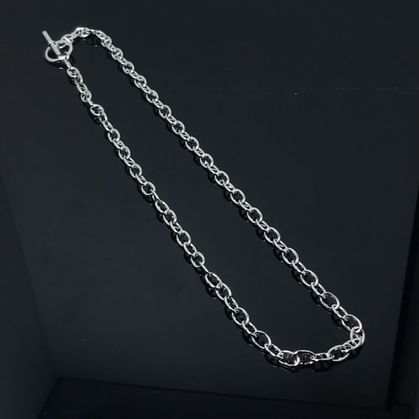 luxury brand desinger chain necklaces 18k gold plated necklace fashion men womens collarbone chain wedding party jewelry gift colorfast no a, Silver
luxury brand desinger chain necklaces 18k gold plated necklace fashion men womens collarbone chain wedding party jewelry gift colorfast no a, Silver