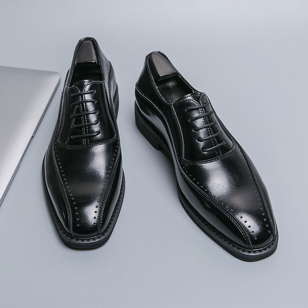 derby shoes for men brown black square toe lace-up business shoes for men with size 38-46 men shoes
derby shoes for men brown black square toe lace-up business shoes for men with size 38-46 men shoes