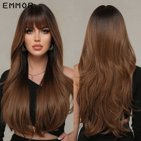 synthetic ombre blackto brown wigs natural blond wavy hair wig for women cosplay orange-brown daily wigs with bangsfactory dire, Black
synthetic ombre blackto brown wigs natural blond wavy hair wig for women cosplay orange-brown daily wigs with bangsfactory dire, Black