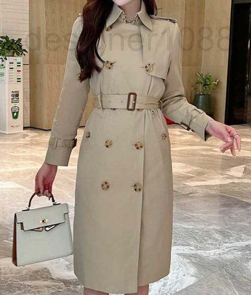 designer bashangli's 2023 new spring and autumn long windbreaker for women, small, korean version, lapel, casual, slim, british style 0, Tan;black
designer bashangli's 2023 new spring and autumn long windbreaker for women, small, korean version, lapel, casual, slim, british style 0, Tan;black