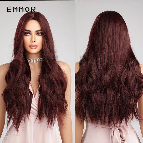 synthetic red wigs long wavy wig natural women wigs cosplay party daily use high temperature resistance fiber hairfactory dire, Black
synthetic red wigs long wavy wig natural women wigs cosplay party daily use high temperature resistance fiber hairfactory dire, Black