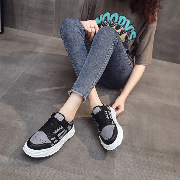platform sneakers casual women synthetic leather suede patchwork lace up round toe dissolve sole ladies shoes women sneakers, Black
platform sneakers casual women synthetic leather suede patchwork lace up round toe dissolve sole ladies shoes women sneakers, Black