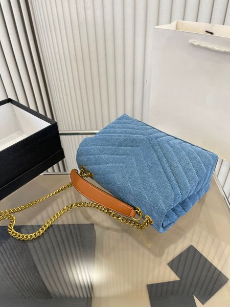 tz luxurys designers shoulder bag women small crossbody totes loulou purse handbags y-shaped quilted denim ladies metal chain clamshell mess
tz luxurys designers shoulder bag women small crossbody totes loulou purse handbags y-shaped quilted denim ladies metal chain clamshell mess