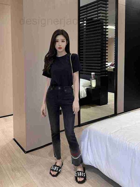 women's jeans designer high end 23 early spring fashion exquisite water diamond pearl buckle design straight crop pants 3k9t, Blue
women's jeans designer high end 23 early spring fashion exquisite water diamond pearl buckle design straight crop pants 3k9t, Blue