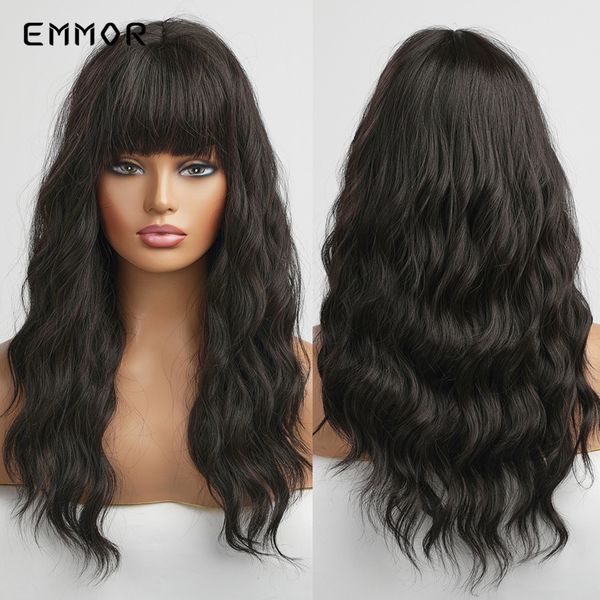 synthetic brown to black wigs natural heat resistant wavy wigs for women long body wig with bangs cosplay hair wigfactory dir
synthetic brown to black wigs natural heat resistant wavy wigs for women long body wig with bangs cosplay hair wigfactory dir